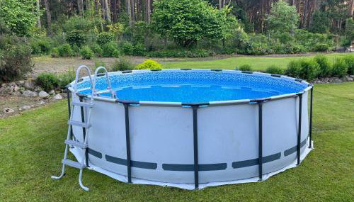 Leśny Zakątek balia kąpielowa ognisko sauna basen rowery w cenie pobytu Realizujemy Podlaski bon turystyczny - Foto 5