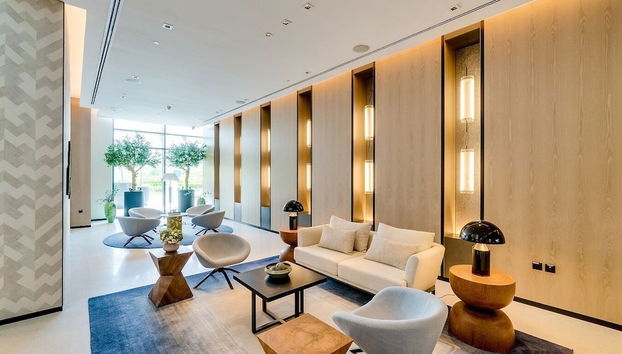 Zona de estar del vestíbulo