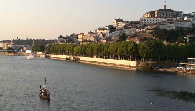 Disfrutando de este paseo en barca típica de Portugal