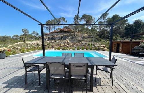 Paisible villa avec piscine proche du Pic Saint-Loup - Foto 27