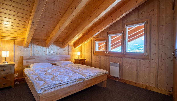 Spacious Chalet With Patio Facing Mountains - Foto 4, Habitación