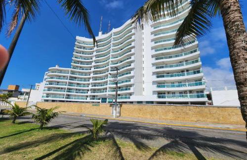 Apt com vista para o mar e churrasqueira - Foto 2