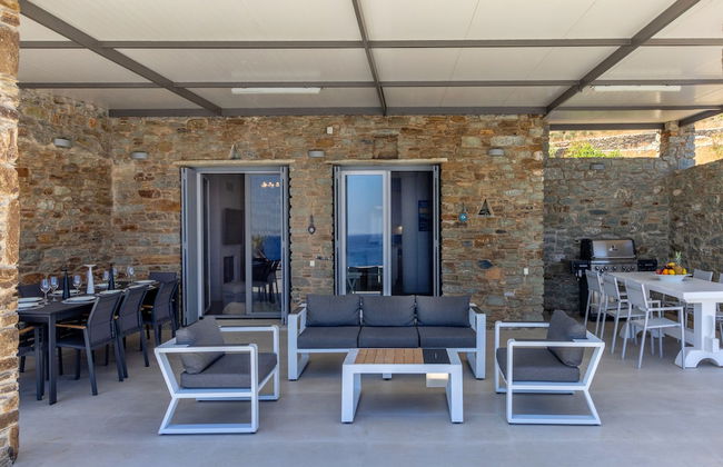 Aegean Whispers Sea Front Villa in Tinos - Foto 39