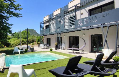 DANDELION GITE SPA Gorges du Tarn piscine jacuzzi rivière vue exceptionnelle villa nature design - Photo 5