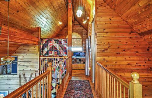 Hot Tub, Deck & Trail Access: Shaver Lake Cabin - Photo 15