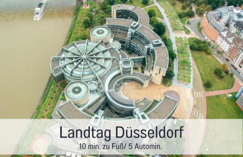 Fewokoko-Privat Apartment Zentral Lorettoviertel Rheinufer Altstadt Messe Landtag Königsallee - Foto 47