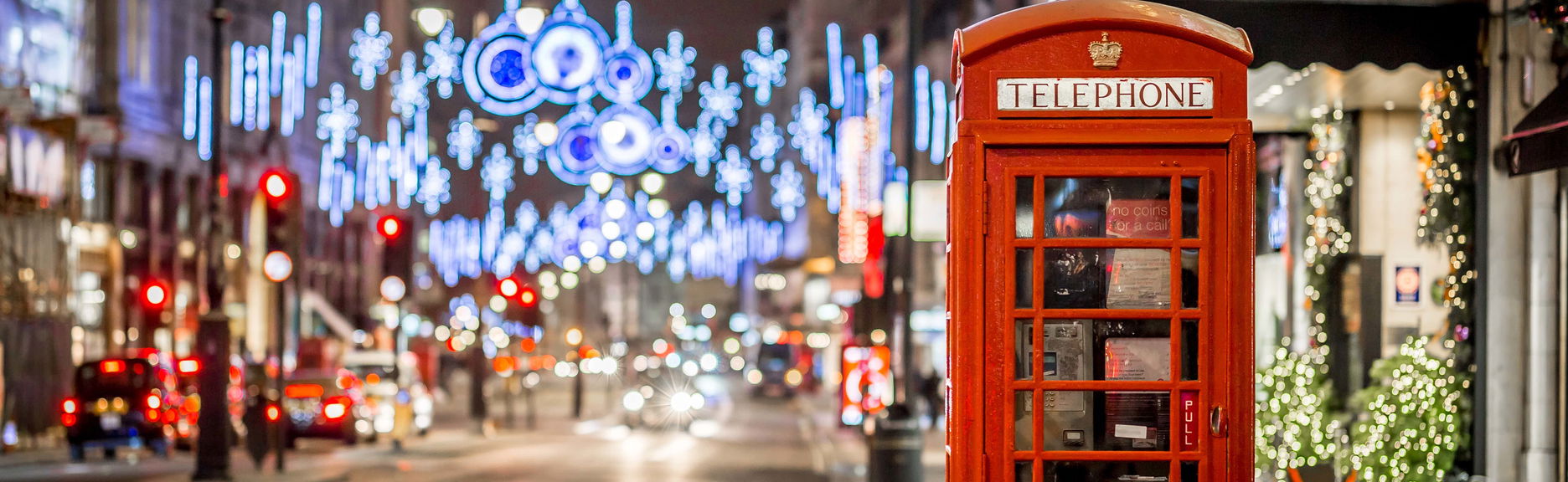 Free tour delle luci di Natale di Londra