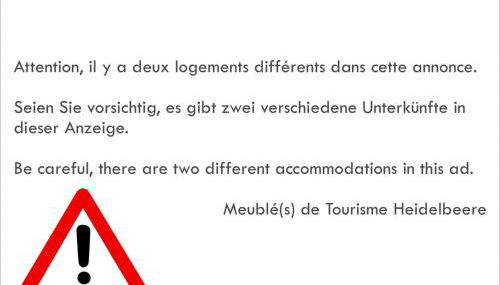 Meublés de Tourisme Heidelbeere - Foto 2