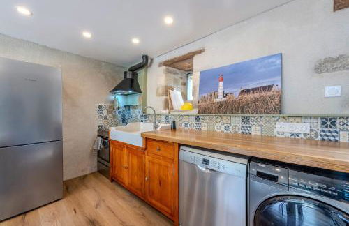 Le gîte de Saint Mathieu, longère pleine de charme au bout du monde ! jacuzzi extérieur vue sur la campagne, salle de billard - Photo 5