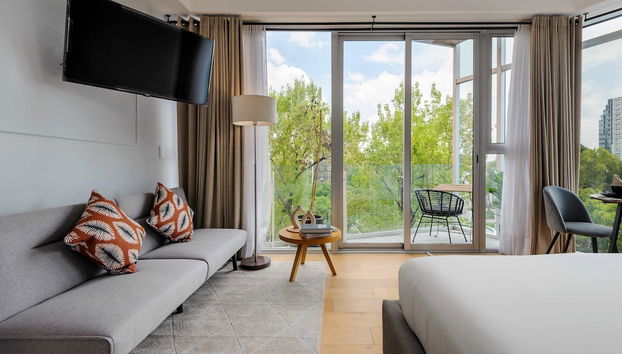 w Lovely Loft w Perfect View in Roma Norte - Foto 4, Habitación