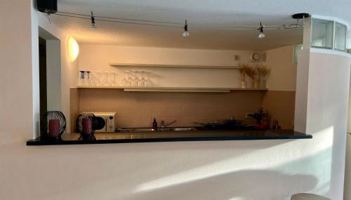 Ferienwohnung Müllheim - mit Garten und Wintergarten - Foto 4, stove, minibar