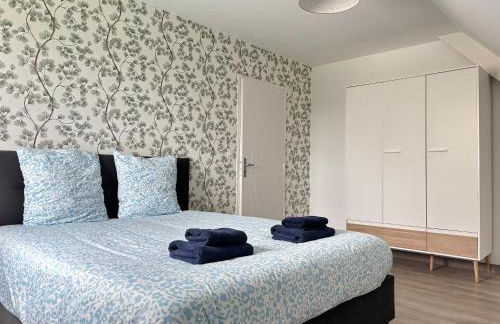 Les dunes, maison neuve 8 p bien équipée jardin clos, terrasse équipée, parking, garage à 850 m de la plage et centre bourg, sur plages du débarquement près Arromanches et Bayeux, chiens bienvenus - Foto 10