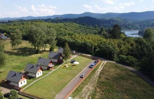 BIESZCZADZKI RAJ z prywatną działką przy linii brzegowej Jeziora Solińskiego Sauna Basen sezonowy - Foto 14