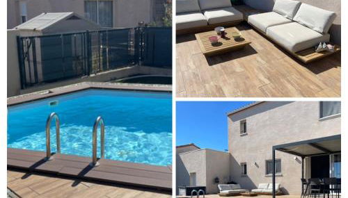 Charmante maison avec petite piscine et jardin - Foto 2, sunbed