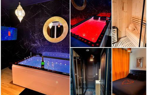Jacuzzi privé, Sauna & Design Chic - Foto 2