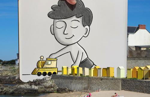 Deux maisons reunis par le jardin et sa cabine de plage, à 8min à pieds des plages et de l'océan - Foto 28