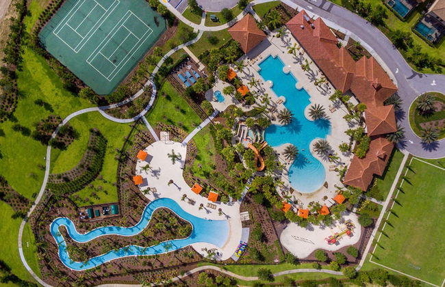 Solterra Resort Davenport FL Clubhouse Area - 7 Bedroom 6 Bath Home with Private Pool Spa - Lazy River 20 min from Disney - Foto 50