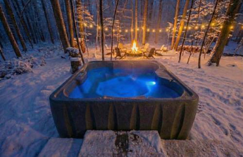 A-Frame Hot Tub Hike Firepit Design - Foto 2