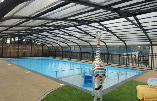 Mobil-home moderne avec piscine couverte, proche mer, 6 pers, animaux admis - FR-1-777-25 - Foto 10