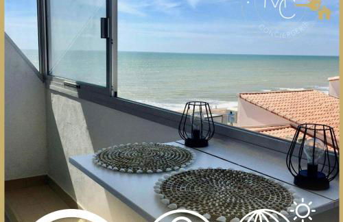 Studio 61, vue mer, wifi, parking privé - Foto 1