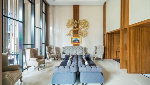 Zona de estar del vestíbulo