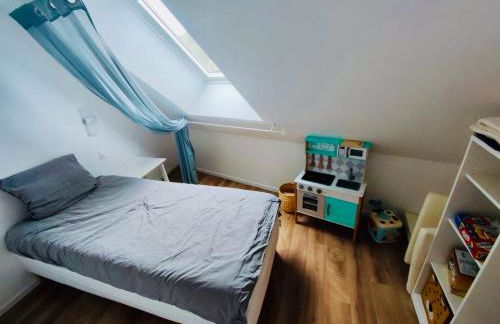 Barneville Plage appart cosy avec terrasse 150m de la mer - Foto 12