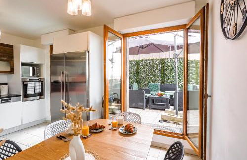 Paris au PETIT SÉSAME jacuzzi cosy Stade De France 6 personnes Wifi Terrasse Parking privé - Foto 24