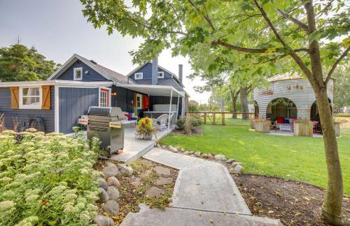 City Girl Farmhouse in Hudsonville with Hot Tub - Foto 33