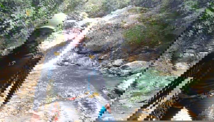 Una foto ricordo sul fiume Guatapé