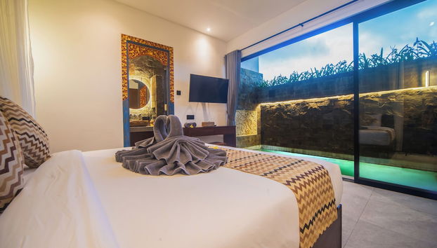 3Bedroom-703-Private Pool Villa Sanur - Foto 4, Habitación