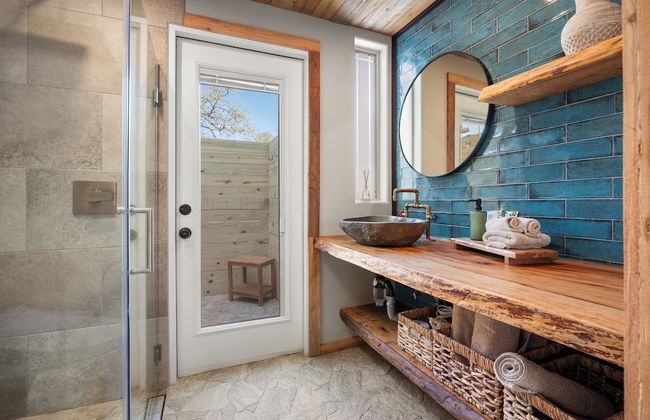 Secluded Luxury Couples cabin Sauna Pool - Foto 16