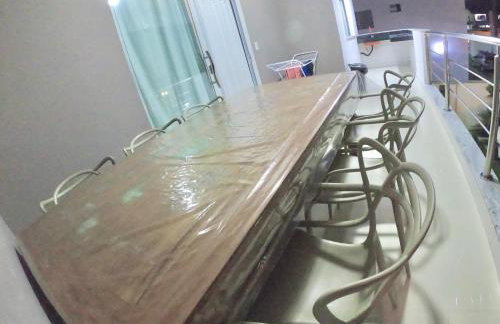 Apartamento superior para temporada - Conforto e Piscina a 800m da Praia de Taperapuã - Foto 7