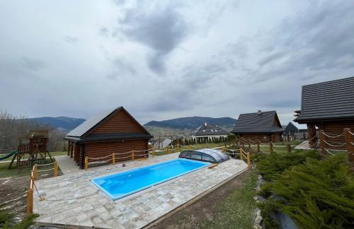 Domki Zagroda Domek z bala z basenem & sauna & balia z hydromasażem - Foto 62