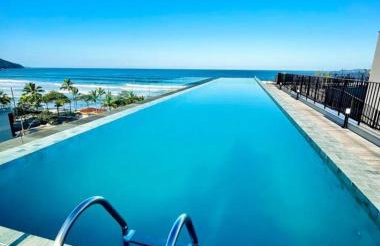 Apartamento com Piscina na Cobertura e Vista Panoramica do Mar da PRAIA GRANDE - Foto 36