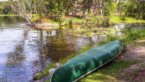 Rice Lake Lodge and Cabin with Dock Fire Pit Views - Foto 5
