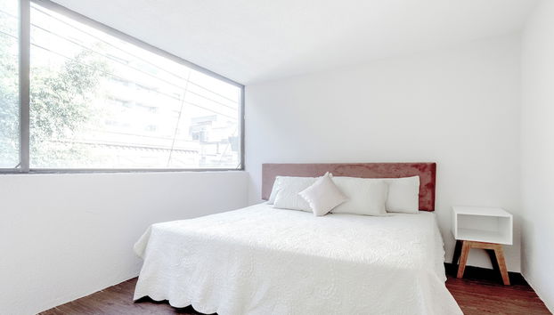 2BR Roma Norte - Parking, Sleeps 6 - Internet - Foto 3, Habitación