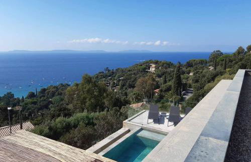 Villa neuve vue mer et îles d'Or - Foto 16