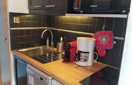 PARADISKI-BELLE PLAGNE, Altitude 2050m, APPART skis aux pieds 4 personnes - Foto 5