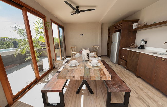 Aparthotel in Tulum with swimming pool and garden - Photo 33