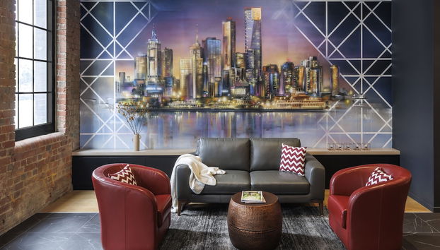 Sala de estar do lobby