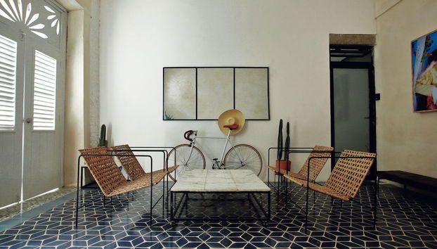 Zona de estar del vestíbulo