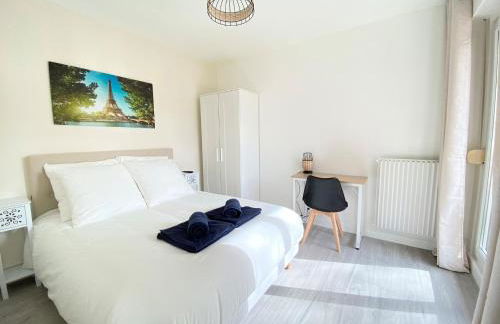 Le cocon urbain - Modern 4BR Apartment with Free Parking, High-Speed Wifi, Quick Access to A6 & N7 - Foto 2