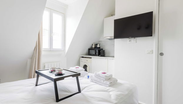 Cosy Studio 2P - Champs-elysees/arc de Triomphe - Foto 4, Habitación