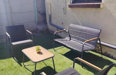 Maison plein pied Béthune avec place de parking, jardin clos et terrasse exterieure, quartier calme proche centre proche gare, capacité 4 personnes - Foto 48