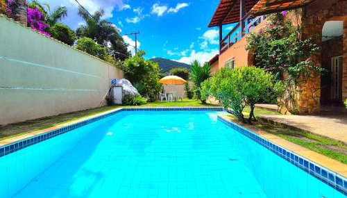 Suítes Colibri da Serra - Piscina & Conforto em Itaipava RJ - Foto 2, Garden, sunbed, Garden view