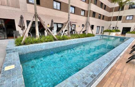 Studio com piscina aquecida,completo ,academia ,próximo ao shopping Palladium - Foto 36