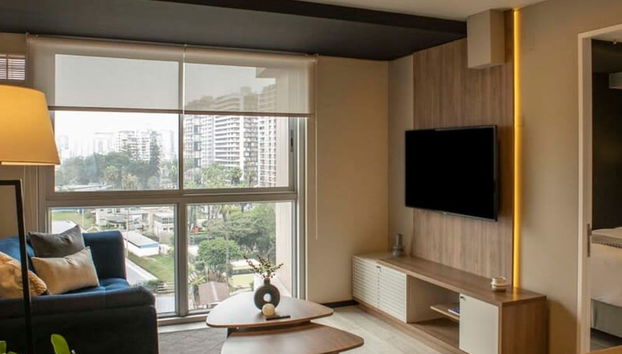 w Fashionable 1BR Near Boardwalk in Barranco - Foto 4, Habitación