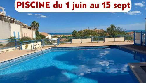 duplex pleine vue mer piscine plage a pied 5 minutes internet parking - Photo 4
