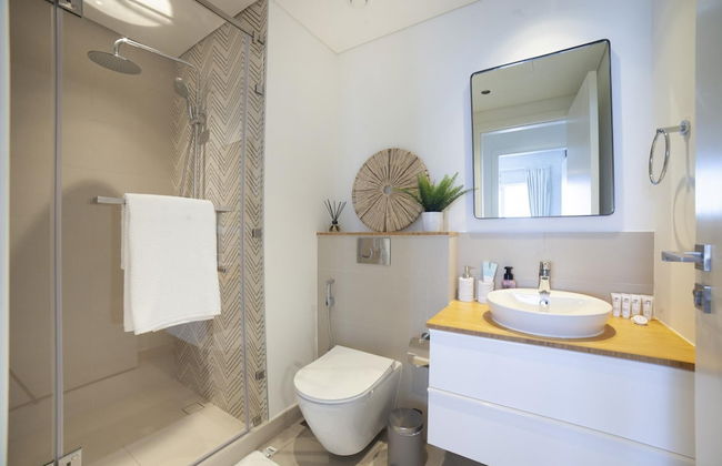 Modern Boho 1BR Sleeps4 Balcony Pool Gym Dxbhills - Foto 17