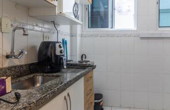 Comfortable Gonzaga Apartament - Em 1 minuto a pé tá na PRAIA Gonzaga em Santos e no Shopping Balneário, 2 ar-condicionados, portaria 24 horas, elevador, 1 vaga carro Gratís, wi-fi Grátis, enxoval Gratuito, PRAIA Santos Gonzaga, Bicicleta disponí - Foto 21